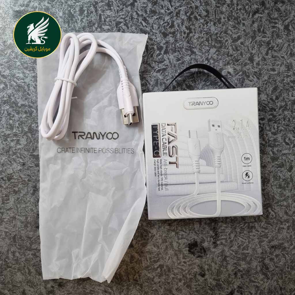 کابل یو اس بی به تایپ سی-ترانیکو کابل یو اس بی به تایپ سی ترانیکو - کابل شارژ Tranyoo مدل X1-C