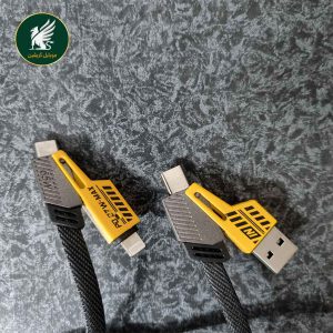 کابل شارژ با کانکتور های مختلف - کابل شارژ چهارکاره